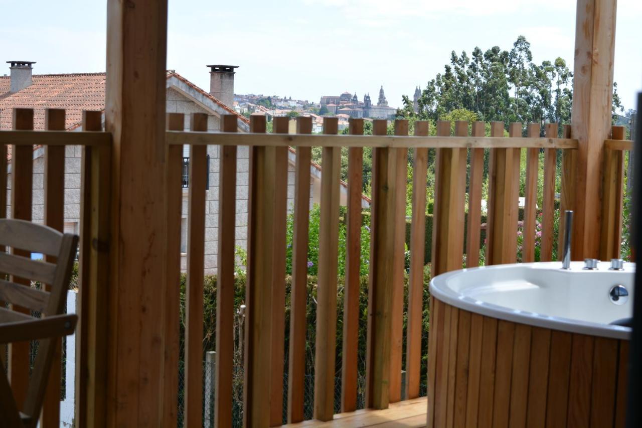 Cabanas Compostela - Cabana La Catedral Con Banera De Hidromasaje Santiago de Compostela Dış mekan fotoğraf